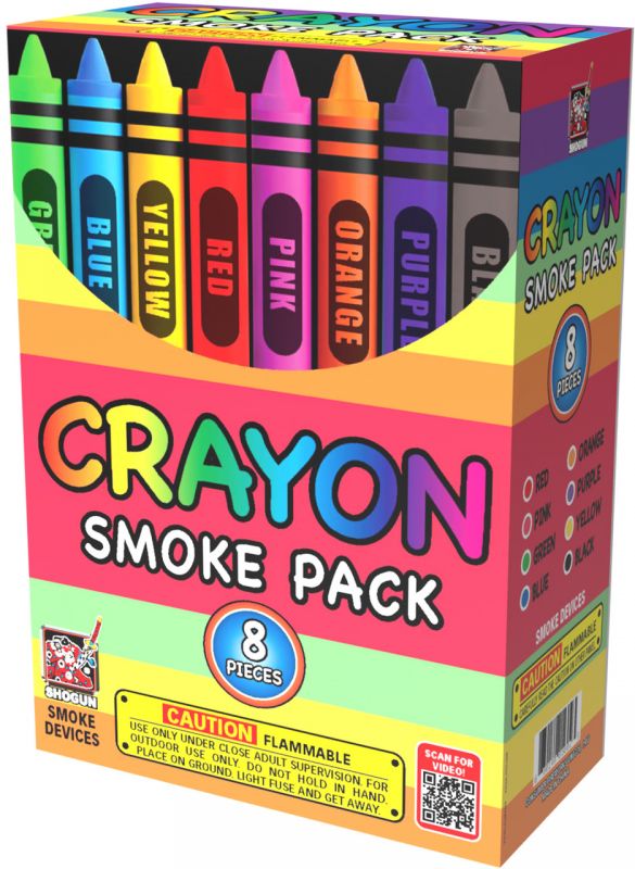 CRAYON SMOKE PACK (90 SECONDS SMOKE)